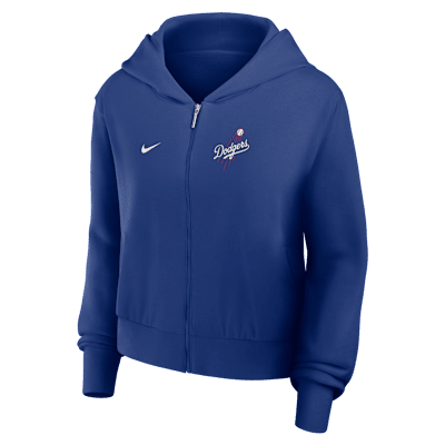 Los Angeles Dodgers Women's Nike MLB Full-Zip Hoodie. Nike.com